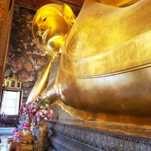 Reclining Gold Buddha