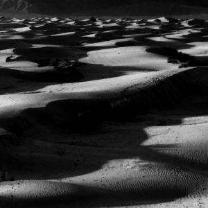 Death Valley Sand Dunes in B+W